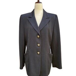 Vintage 1990s Gray Women's Blazer size Medium by Synonyme de Georges Rech